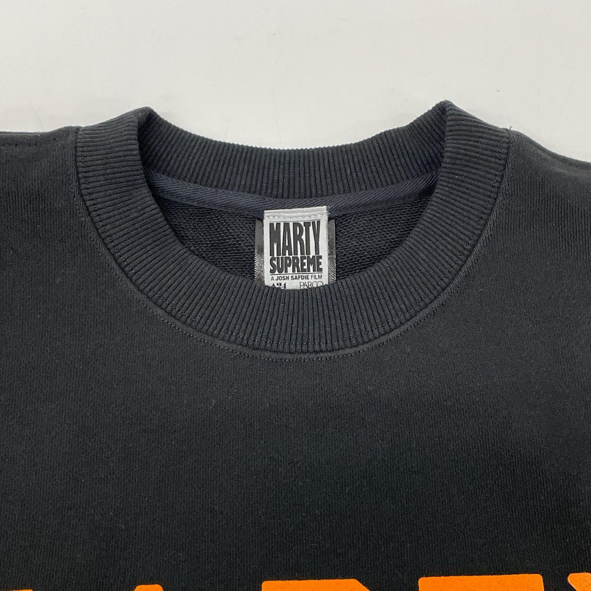 Other Brand 【A24×PARCO】Black MARTY SUPREME Logo-Print Sweatshirt Tops