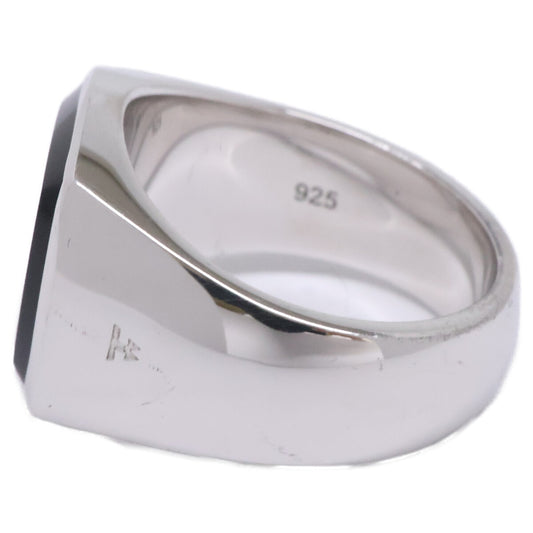 TOMWOOD TOMWOOD 925 Onyx Cushion Ring