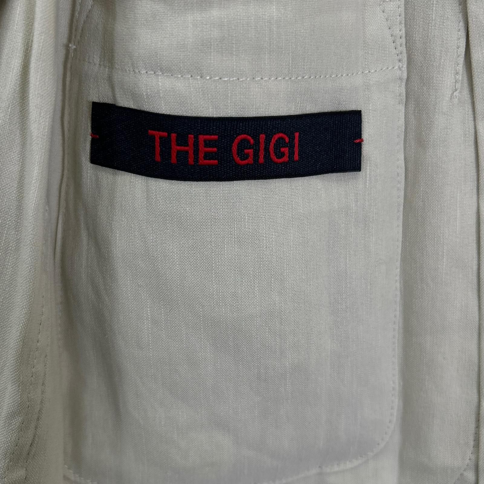 THE GIGI ザジジ ANGIE-002 オフホワイト ANGIE/アンジー リネンレーヨンソリッド2Bジャケット ジャケット