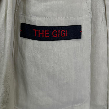THE GIGI ザジジ ANGIE-002 オフホワイト ANGIE/アンジー リネンレーヨンソリッド2Bジャケット ジャケット