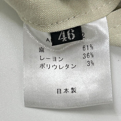 THE GIGI ザジジ ANGIE-002 オフホワイト ANGIE/アンジー リネンレーヨンソリッド2Bジャケット ジャケット