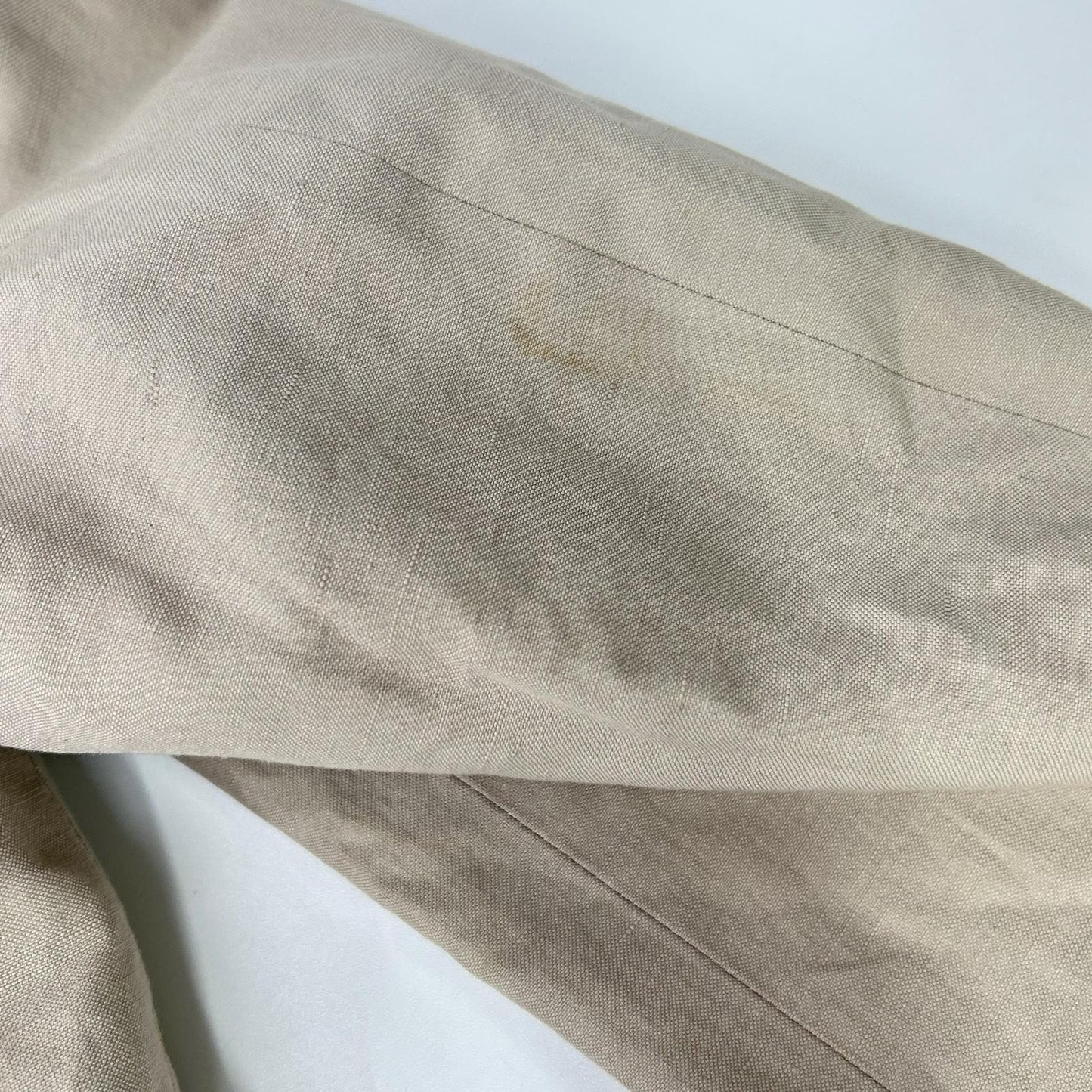 MargaretHowell マーガレットハウエル 579-120307 ベージュ コットン×リネン 2Bテーラードジャケット ジャケット