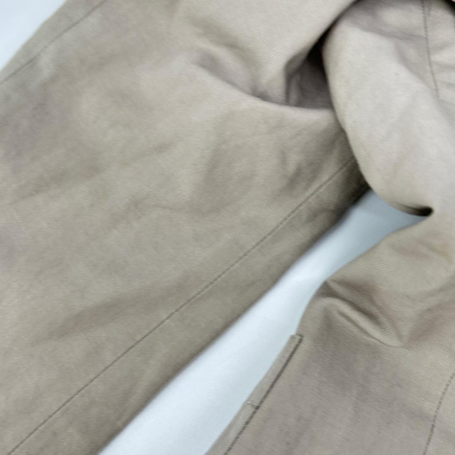 MargaretHowell マーガレットハウエル 579-120307 ベージュ コットン×リネン 2Bテーラードジャケット ジャケット