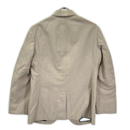 MargaretHowell マーガレットハウエル 579-120307 ベージュ コットン×リネン 2Bテーラードジャケット ジャケット