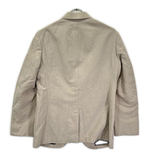 MargaretHowell マーガレットハウエル 579-120307 ベージュ コットン×リネン 2Bテーラードジャケット ジャケット