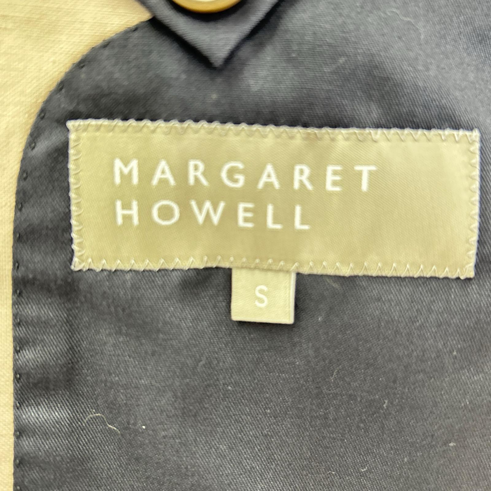 MargaretHowell マーガレットハウエル 579-120307 ベージュ コットン×リネン 2Bテーラードジャケット ジャケット