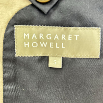 MargaretHowell マーガレットハウエル 579-120307 ベージュ コットン×リネン 2Bテーラードジャケット ジャケット