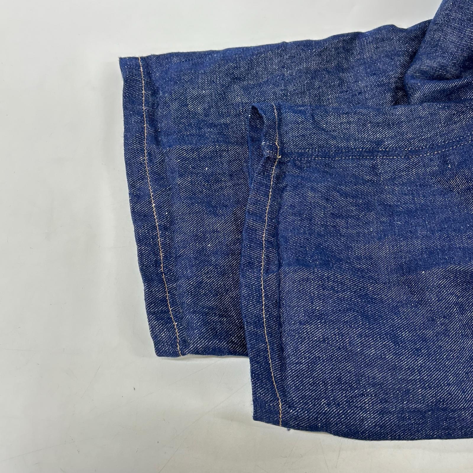 SINME シンメ HF03-1 インディゴ リネン100 タックワイドパンツ ボトムス