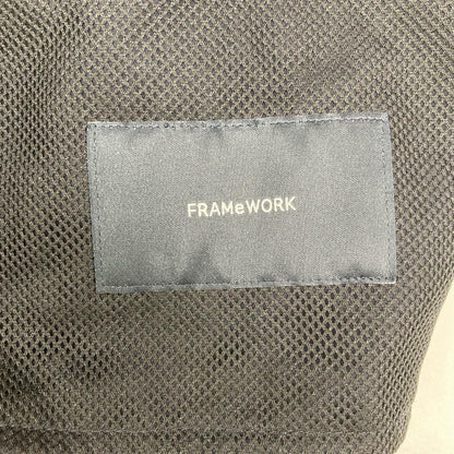 FRAMeWORK フレームワーク 24SS ネイビー タスランウェザーバルカラーコート コート