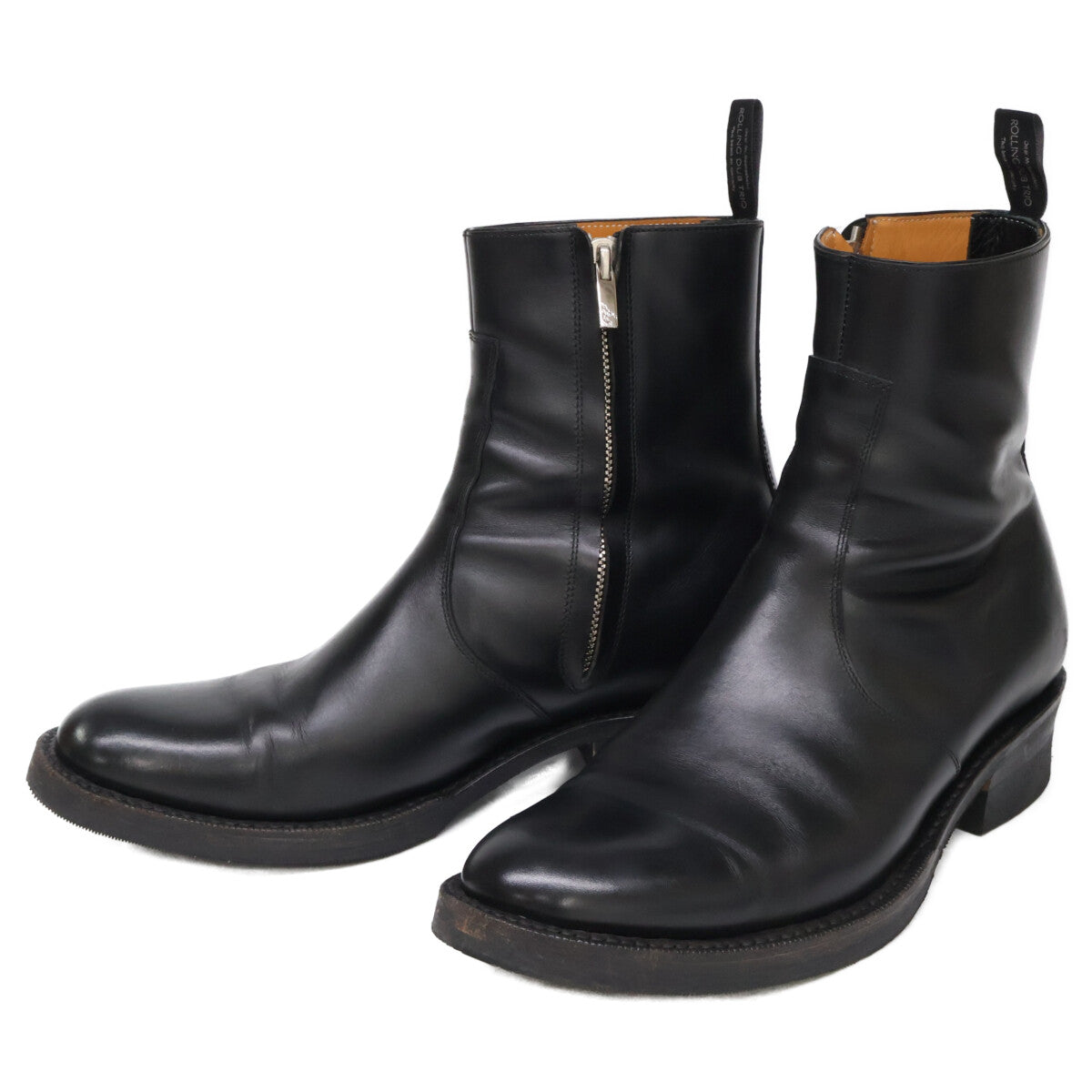 ROLLING DUB TRIO ローリングダブトリオ R13 GLEANERS ZIP レザー サイドジップ ブーツ シューズ
