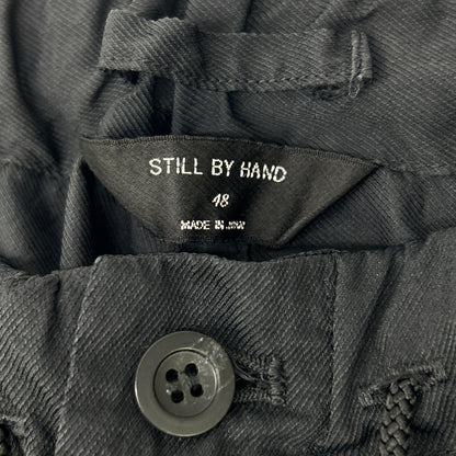 STILL BY HAND スティルバイハンド PT04241 ブラック ボタンフライ イージーパンツ ボトムス