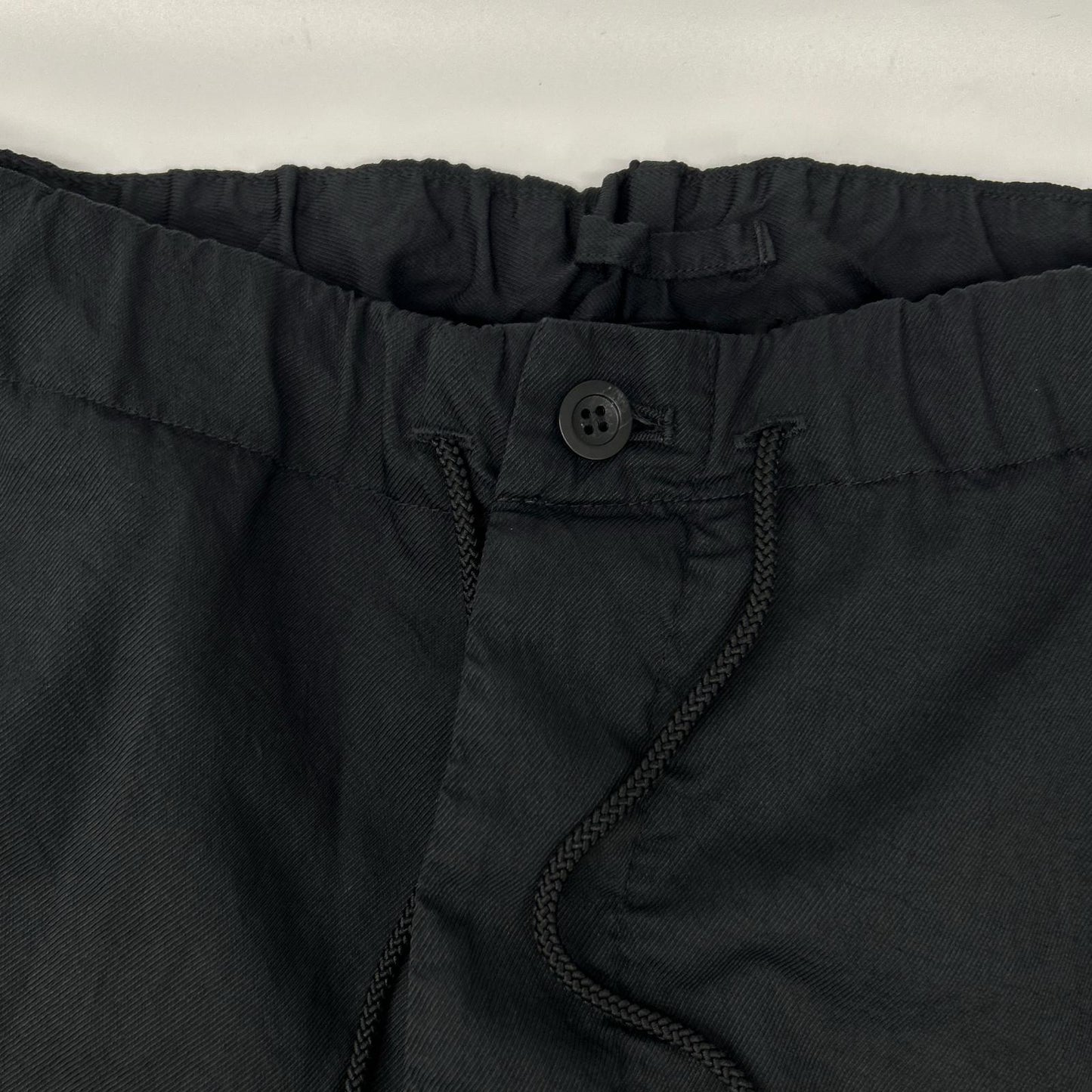 STILL BY HAND スティルバイハンド PT04241 ブラック ボタンフライ イージーパンツ ボトムス