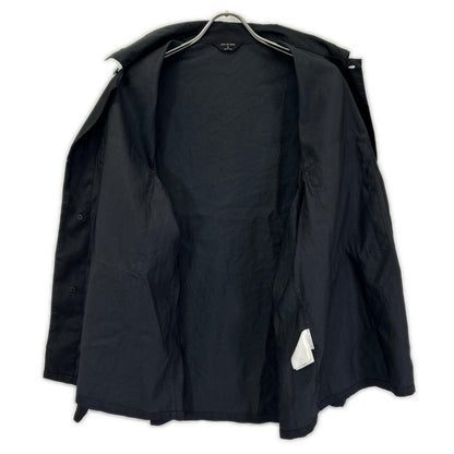 STILL BY HAND スティルバイハンド BL01241 ブラック 長袖 ダブルポケット シャツジャケット ジャケット
