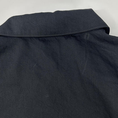 STILL BY HAND スティルバイハンド BL01241 ブラック 長袖 ダブルポケット シャツジャケット ジャケット