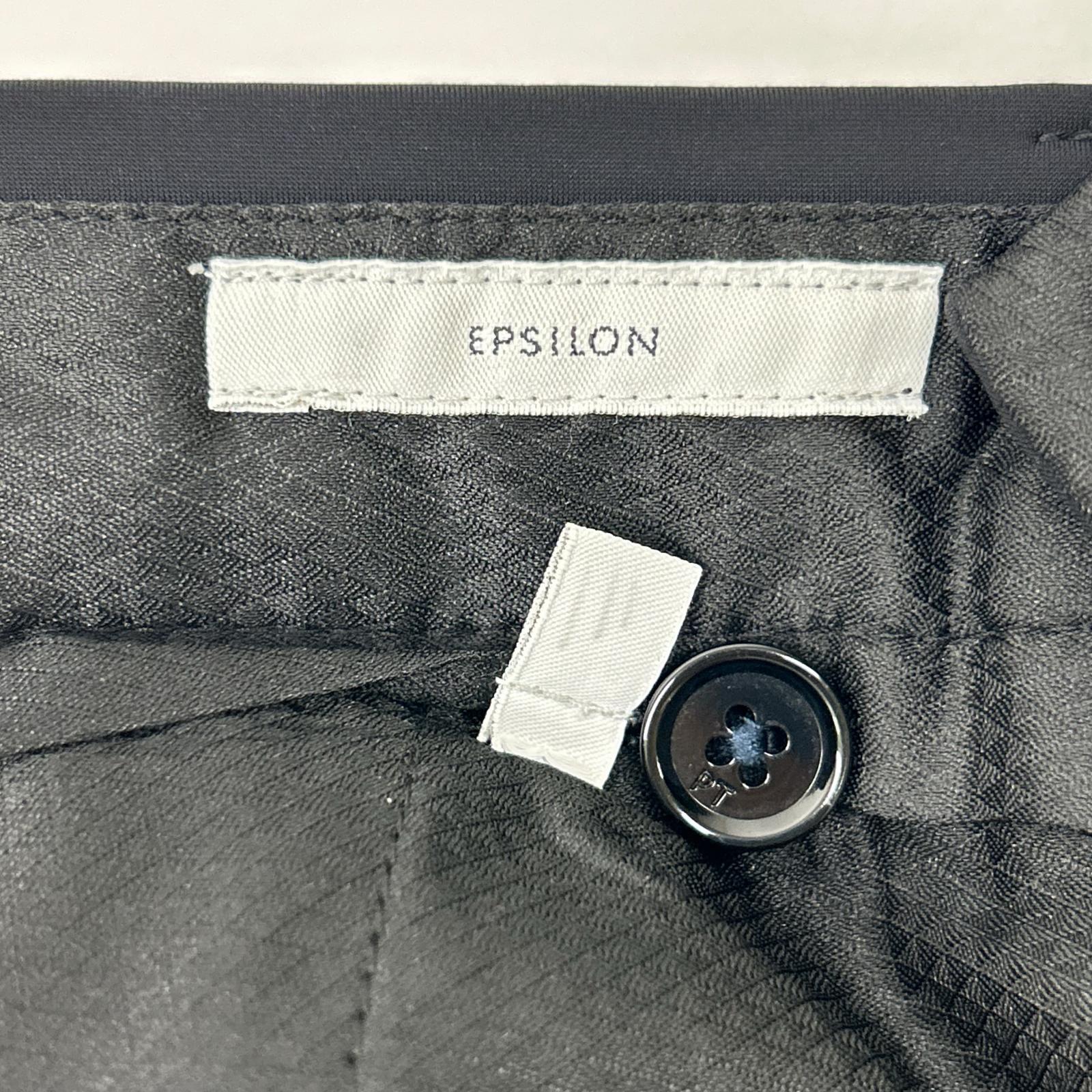 PT TORINO ピーティートリノ EPSILON ZIP ブラック サイドジップ ストレッチ パンツ ボトムス