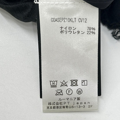 PT TORINO ピーティートリノ EPSILON ZIP ブラック サイドジップ ストレッチ パンツ ボトムス