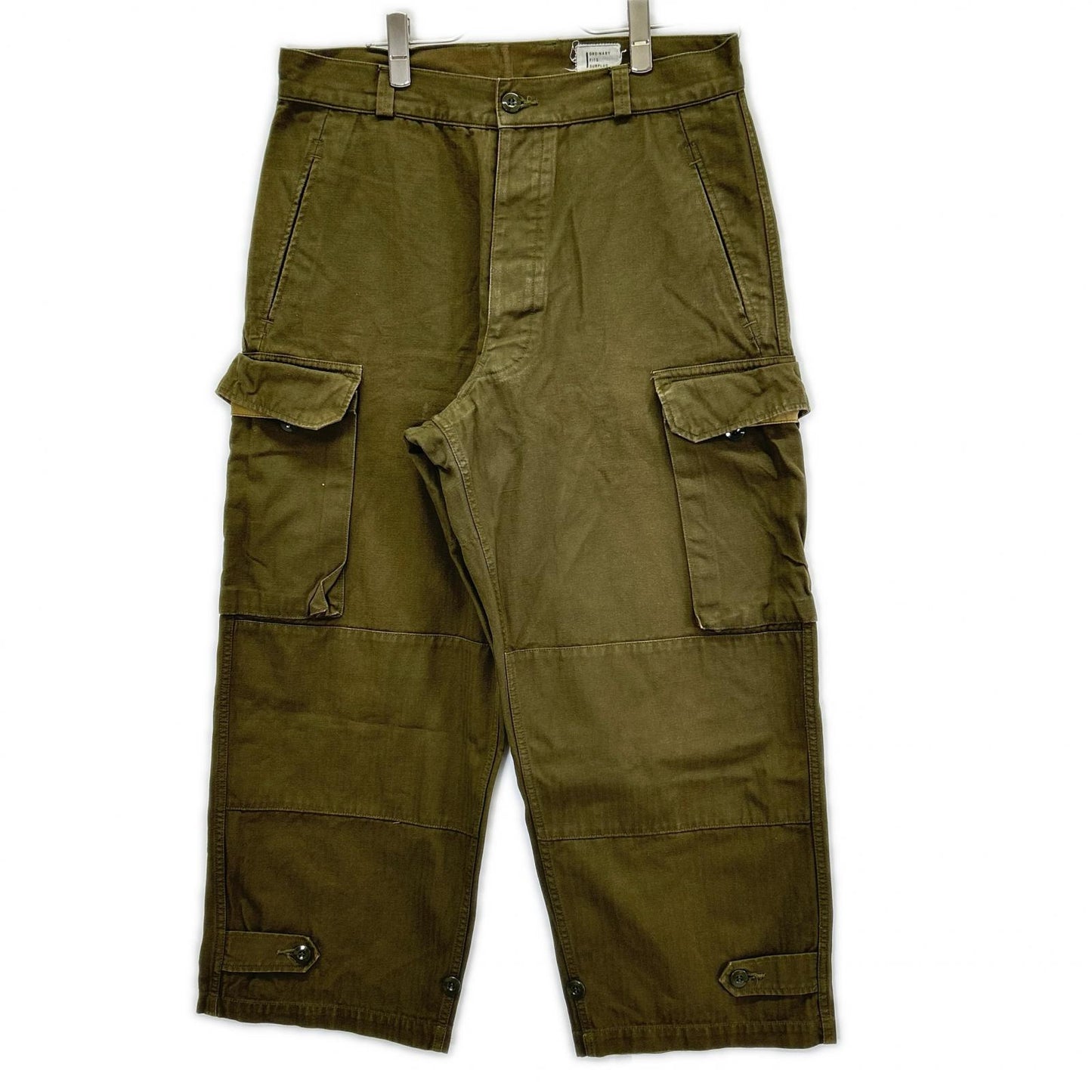 Ordinary fits オーディナリーフィッツ M-47タイプ コットン ボタンフライ カーゴパンツ ボトムス