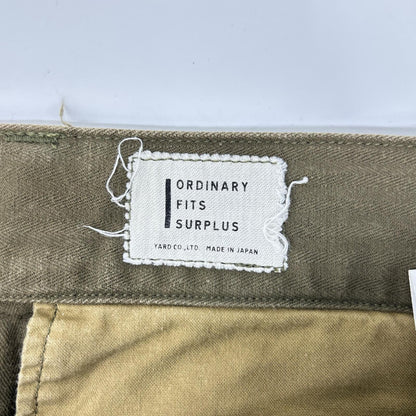 Ordinary fits オーディナリーフィッツ M-47タイプ コットン ボタンフライ カーゴパンツ ボトムス