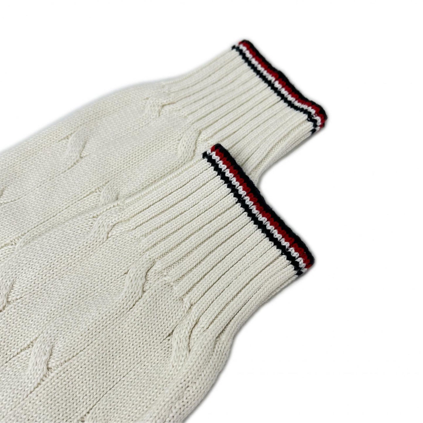 TOMMYHILFIGER トミーヒルフィガー 78J7706 ホワイト コットン ロゴ刺しゅう クルーネックセーター トップス