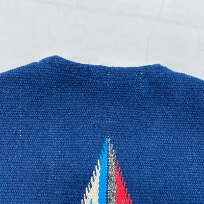 ORTEGA'S オルテガ Blue 100% Wool Chimayo Vest Vest