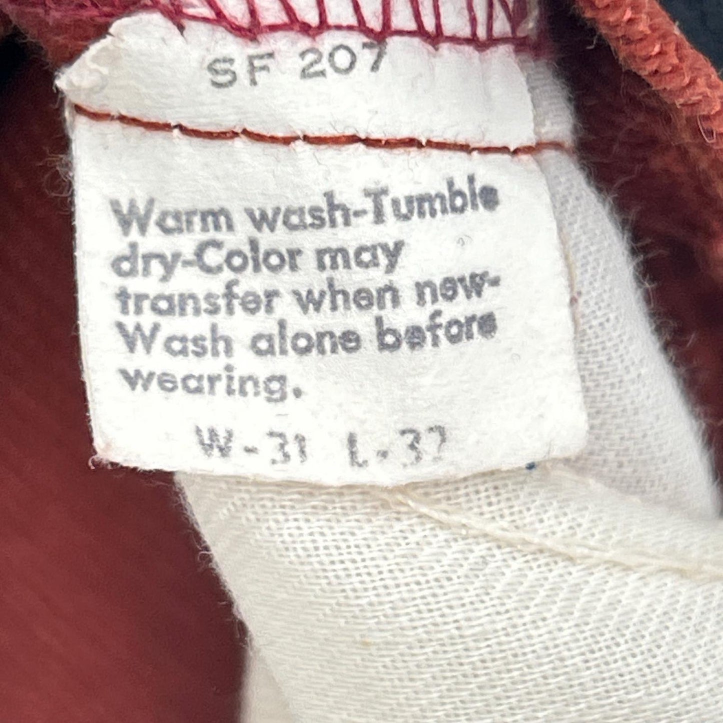 LEVI'S リーバイス 70s 646-1584 レッド 42TALONジップ コーディロイ フレアパンツ ボトムス
