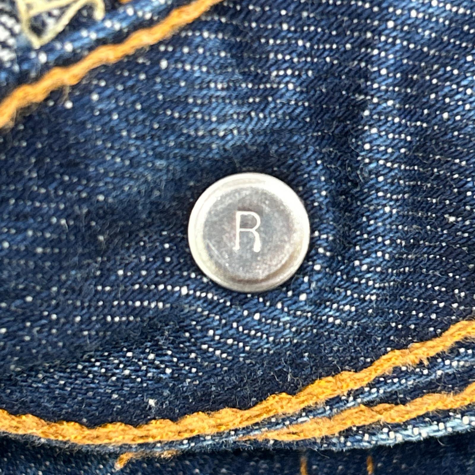 LEVI'S リーバイス 00s 517-0021 インディゴブルー オレンジタブ 均等V ビッグE ボタン裏R ブーツカットデニムパンツ ボトムス