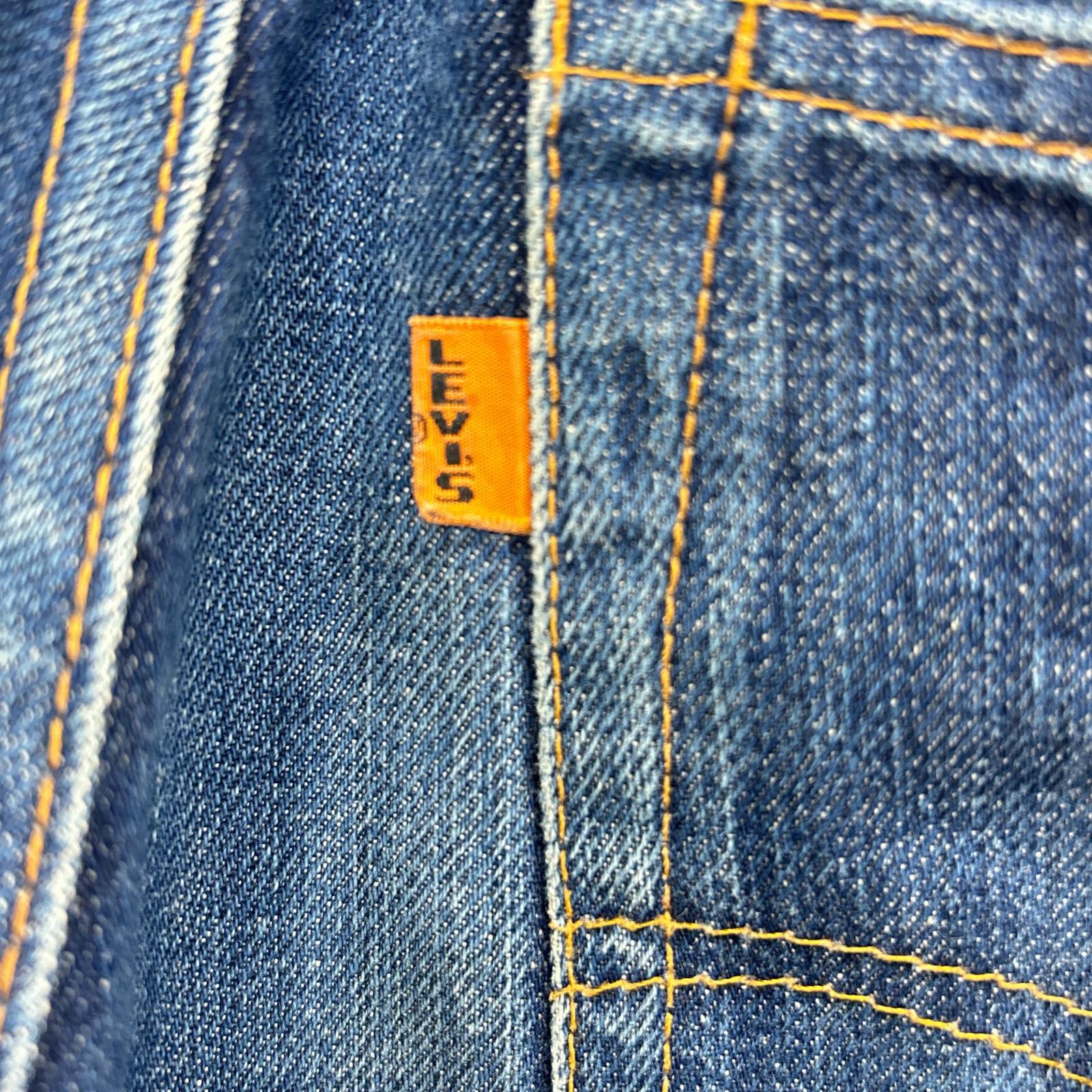 LEVI'S リーバイス 00s 517-0021 インディゴブルー オレンジタブ 均等V ビッグE ボタン裏R ブーツカットデニムパンツ ボトムス