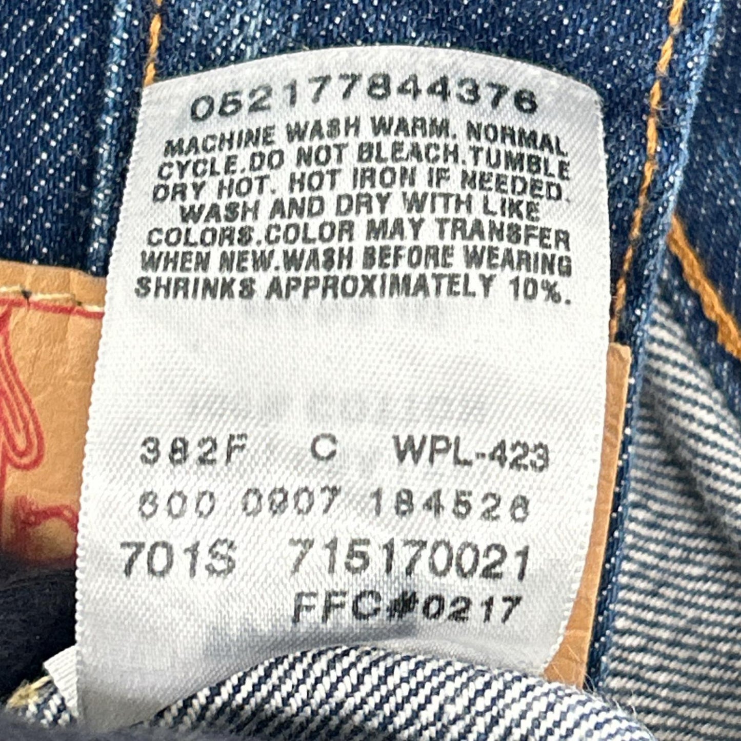 LEVI'S リーバイス 00s 517-0021 インディゴブルー オレンジタブ 均等V ビッグE ボタン裏R ブーツカットデニムパンツ ボトムス