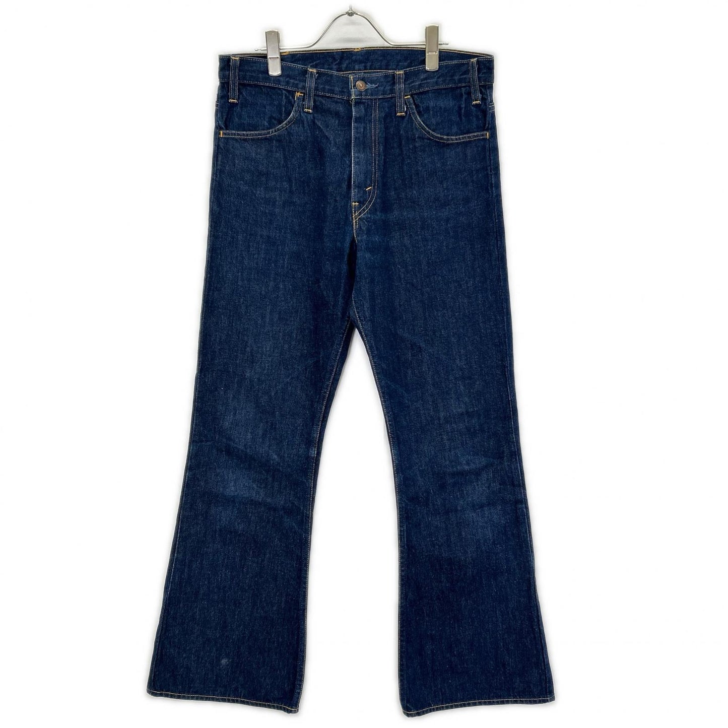 LEVI'S リーバイス 00s 646 インディゴブルー オレンジタブ 均等V ビッグE ボタン裏R ベルボトム ボトムス
