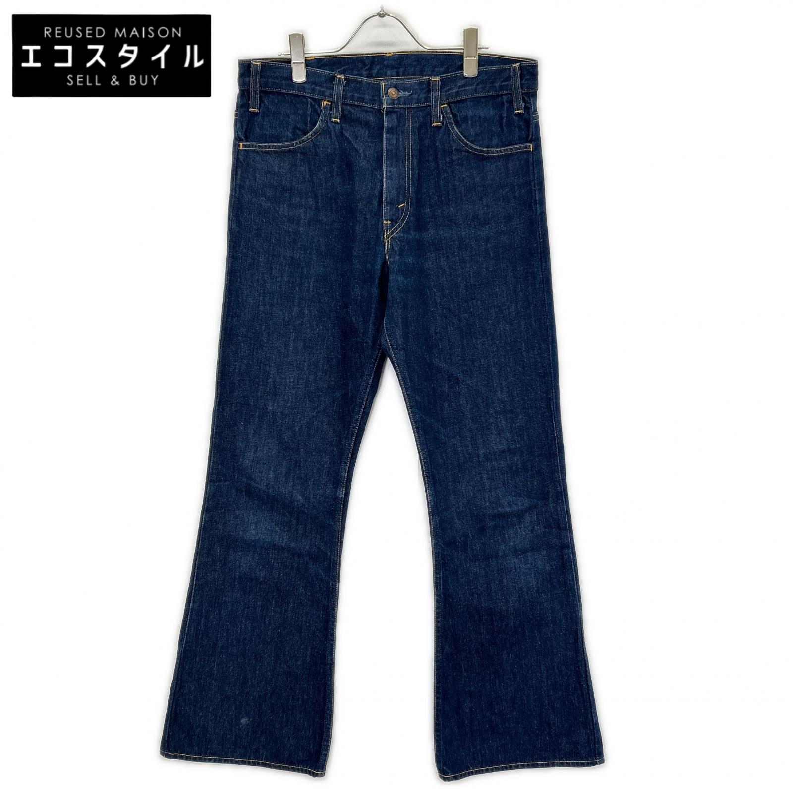 LEVI'S リーバイス 00s 646 インディゴブルー オレンジタブ 均等V ビッグE ボタン裏R ベルボトム ボトムス