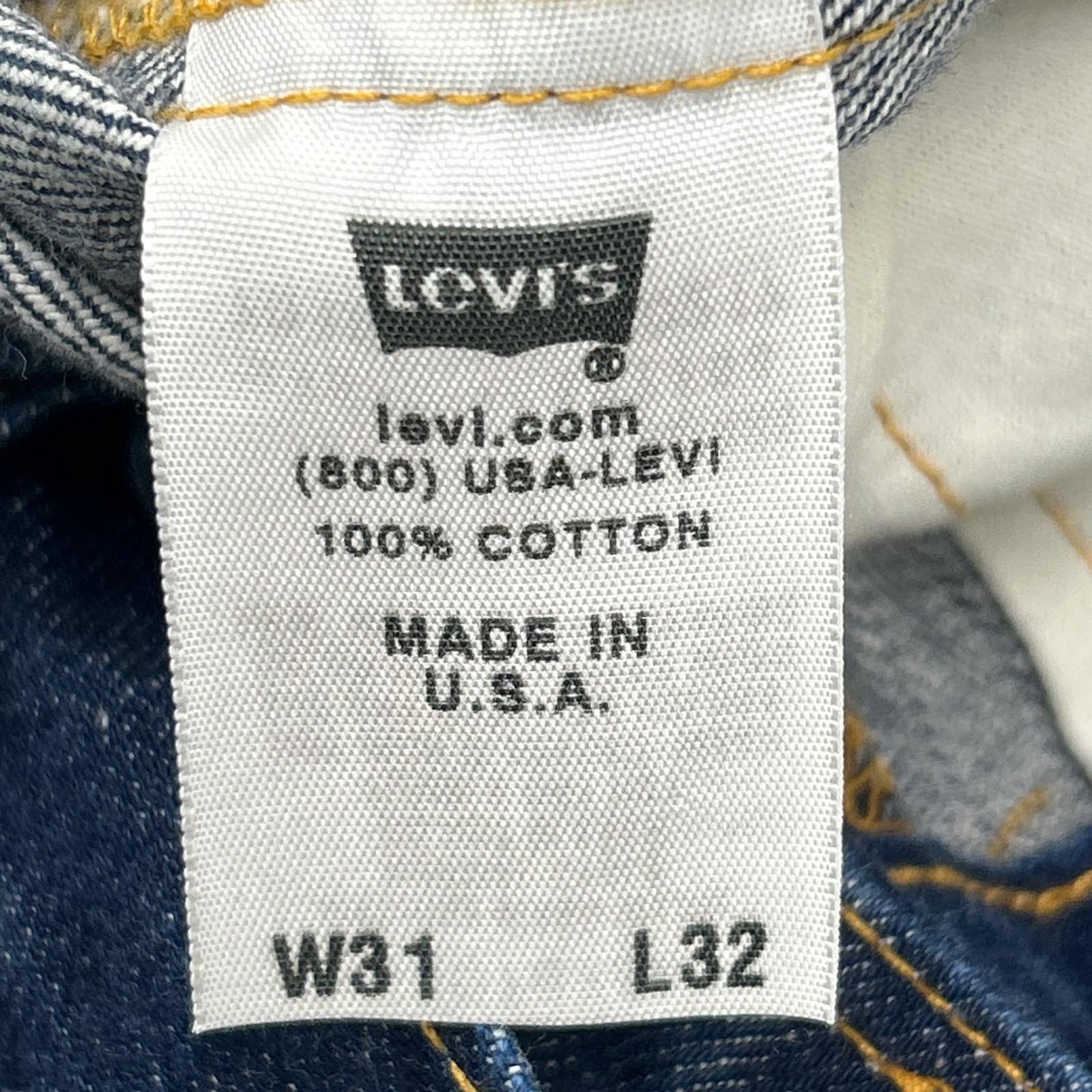 LEVI'S リーバイス 00s 646 インディゴブルー オレンジタブ 均等V ビッグE ボタン裏R ベルボトム ボトムス