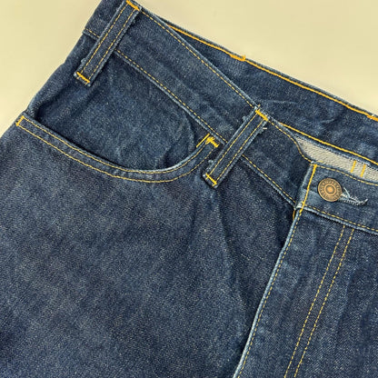LEVI'S リーバイス 00s 646 インディゴブルー オレンジタブ 均等V ビッグE ボタン裏R ベルボトム ボトムス