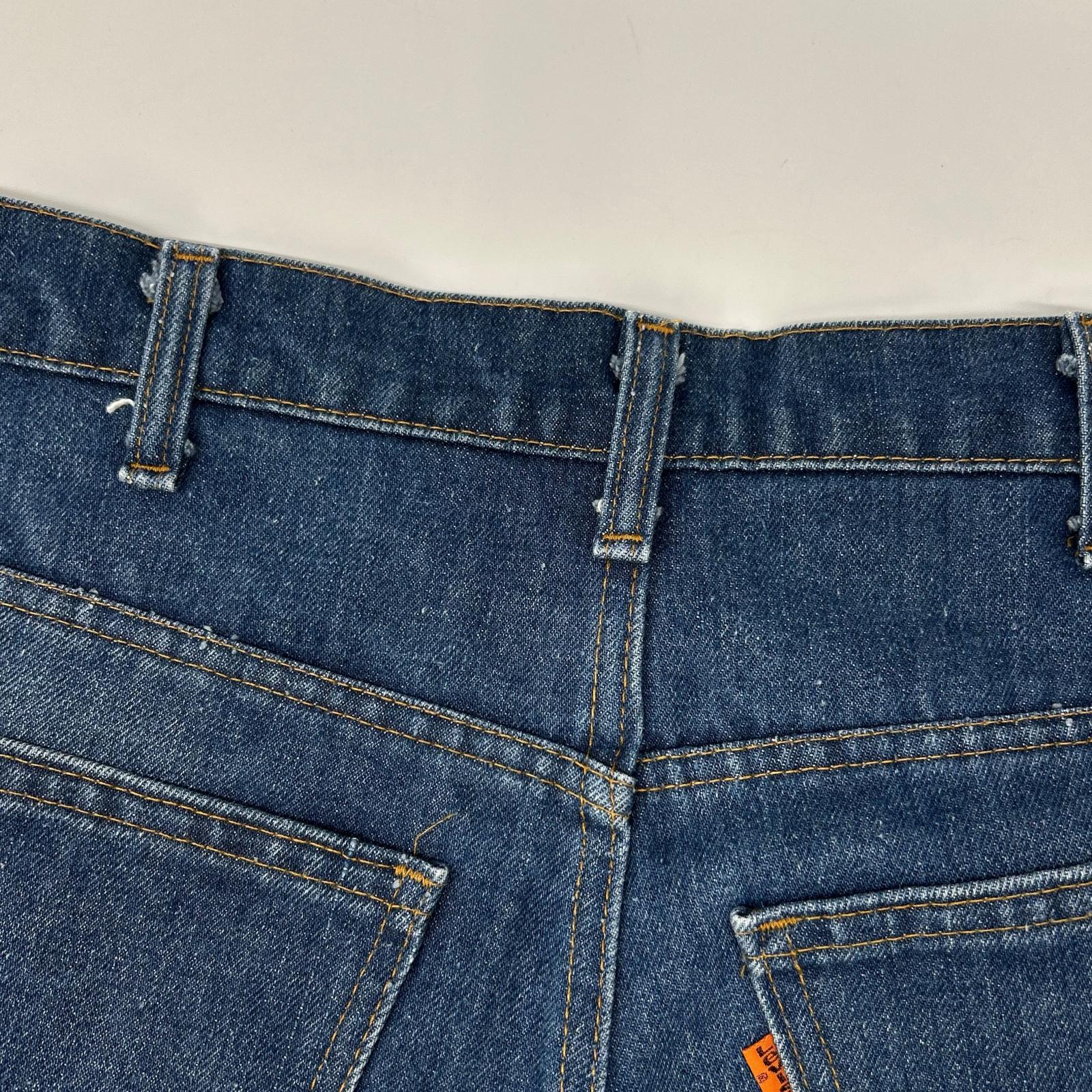 LEVI'S リーバイス 646-0917 インディゴブルー ボタン裏8 オレンジタブ フレアデニムパンツ ボトムス