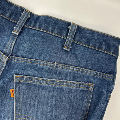 LEVI'S リーバイス 646-0917 インディゴブルー ボタン裏8 オレンジタブ フレアデニムパンツ ボトムス