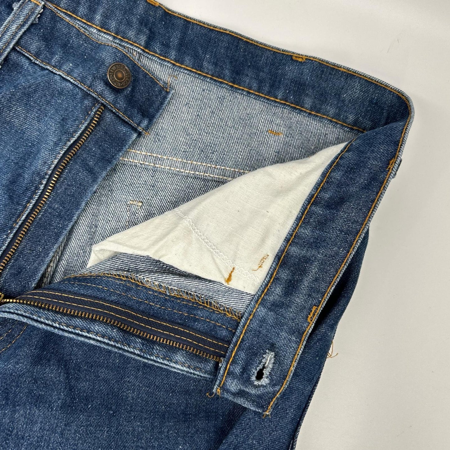 LEVI'S リーバイス 646-0917 インディゴブルー ボタン裏8 オレンジタブ フレアデニムパンツ ボトムス