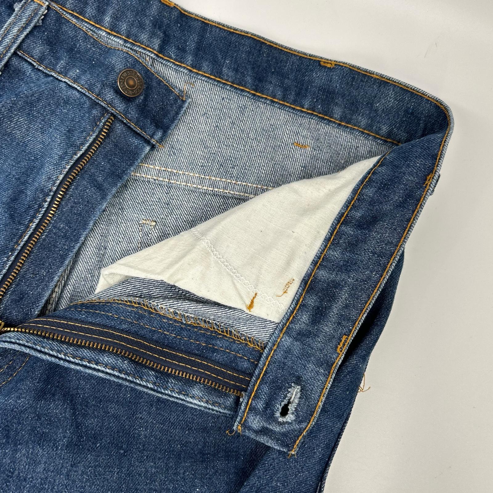 LEVI'S リーバイス 646-0917 インディゴブルー ボタン裏8 オレンジタブ フレアデニムパンツ ボトムス