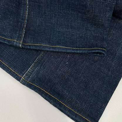 SAMURAI JEANS サムライジーンズ S0120XJ Indigo Blue Blade Model 17oz Left-Hand Twill Aoto Selvedge Bootcut Denim Pants Bottoms