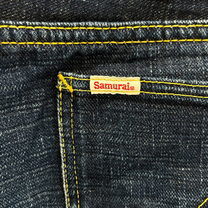 SAMURAI JEANS サムライジーンズ S0120XJ インディゴブルー 刃モデル 17oz左綾蒼刀セルビッチ ブーツカットデニムパンツ ボトムス