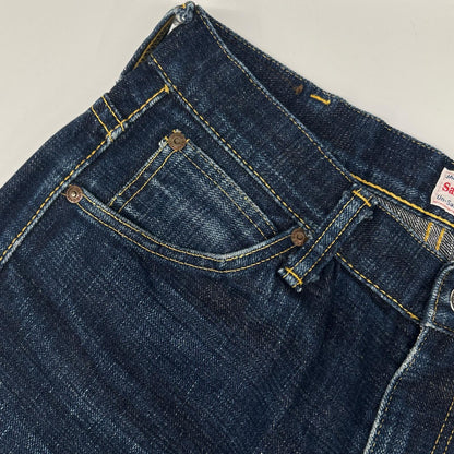 SAMURAI JEANS サムライジーンズ S0120XJ インディゴブルー 刃モデル 17oz左綾蒼刀セルビッチ ブーツカットデニムパンツ ボトムス