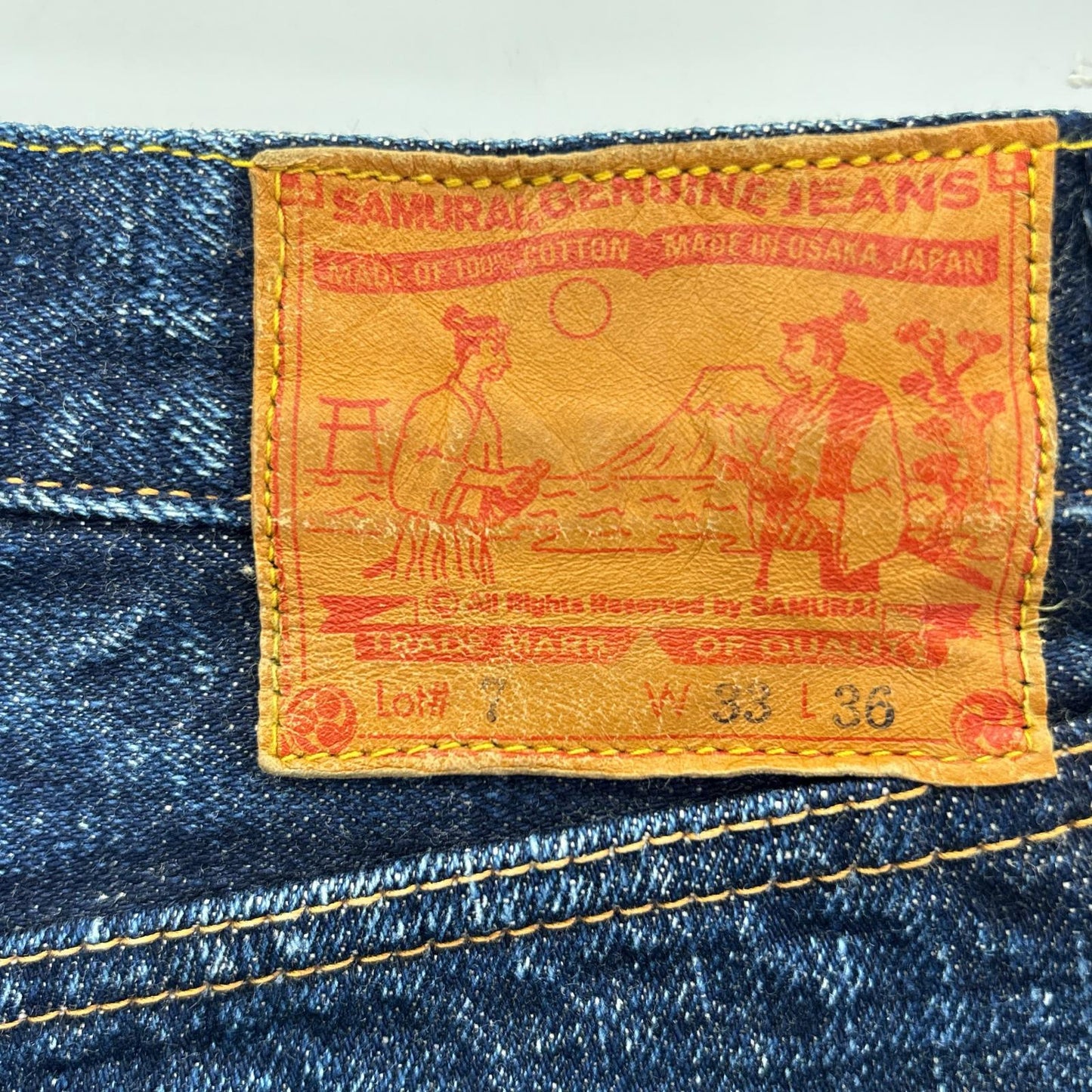 SAMURAI JEANS サムライジーンズ S5000VX インディゴブルー 17oz デニム 零モデル デニムパンツ ボトムス