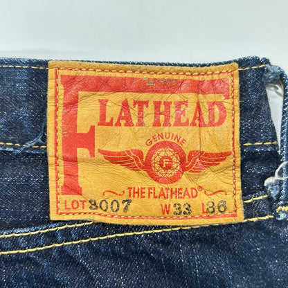 THE FLAT HEAD ザ フラットヘッド 3007 インディゴブルー ブーツカットデニムパンツ ボトムス