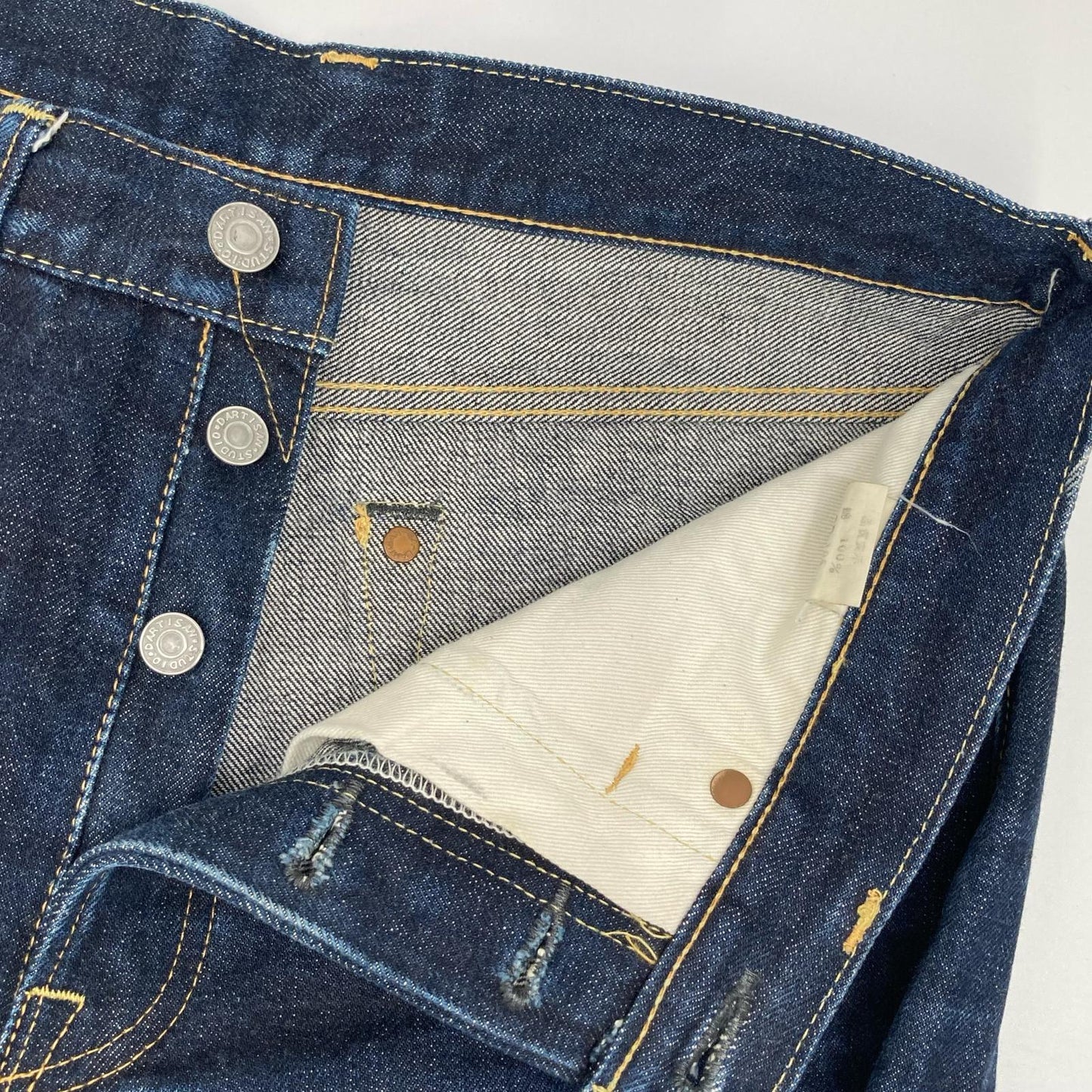 STUDIO D'ARTISAN ステュディオダルチザン SD-301 レザーパッチ ダルチザン デニムパンツ ボトムス
