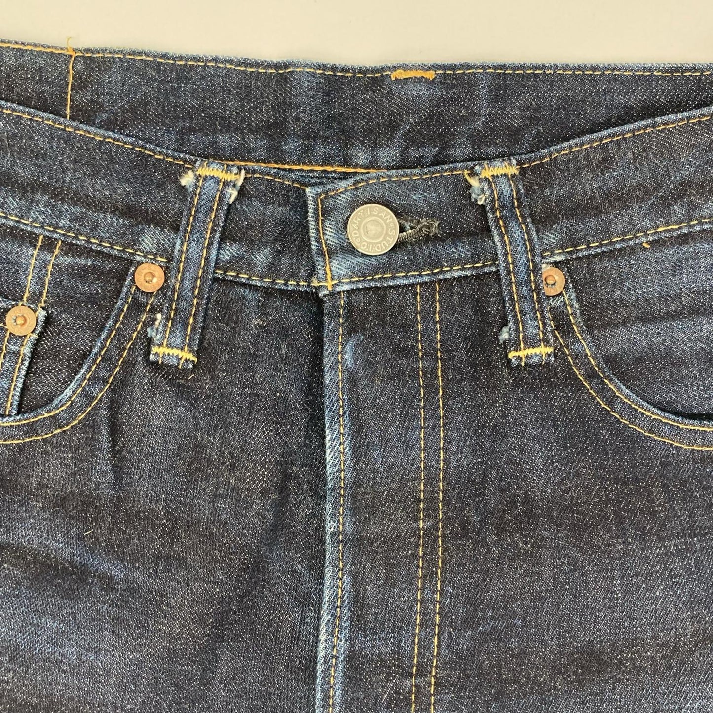 STUDIO D'ARTISAN ステュディオダルチザン SD-301 レザーパッチ ダルチザン デニムパンツ ボトムス