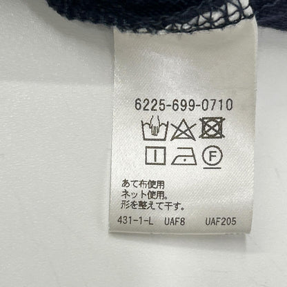 6225-699-0710 ネイビー ナイロン ナカワタ フーデッドブルゾン トップス
