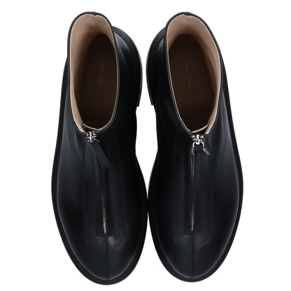 THE ROW ザ ロウ 美品 F1144-L64R カーフスキン ラバークレープソール ZIPPED BOOT I/センタージップブーツ シューズ