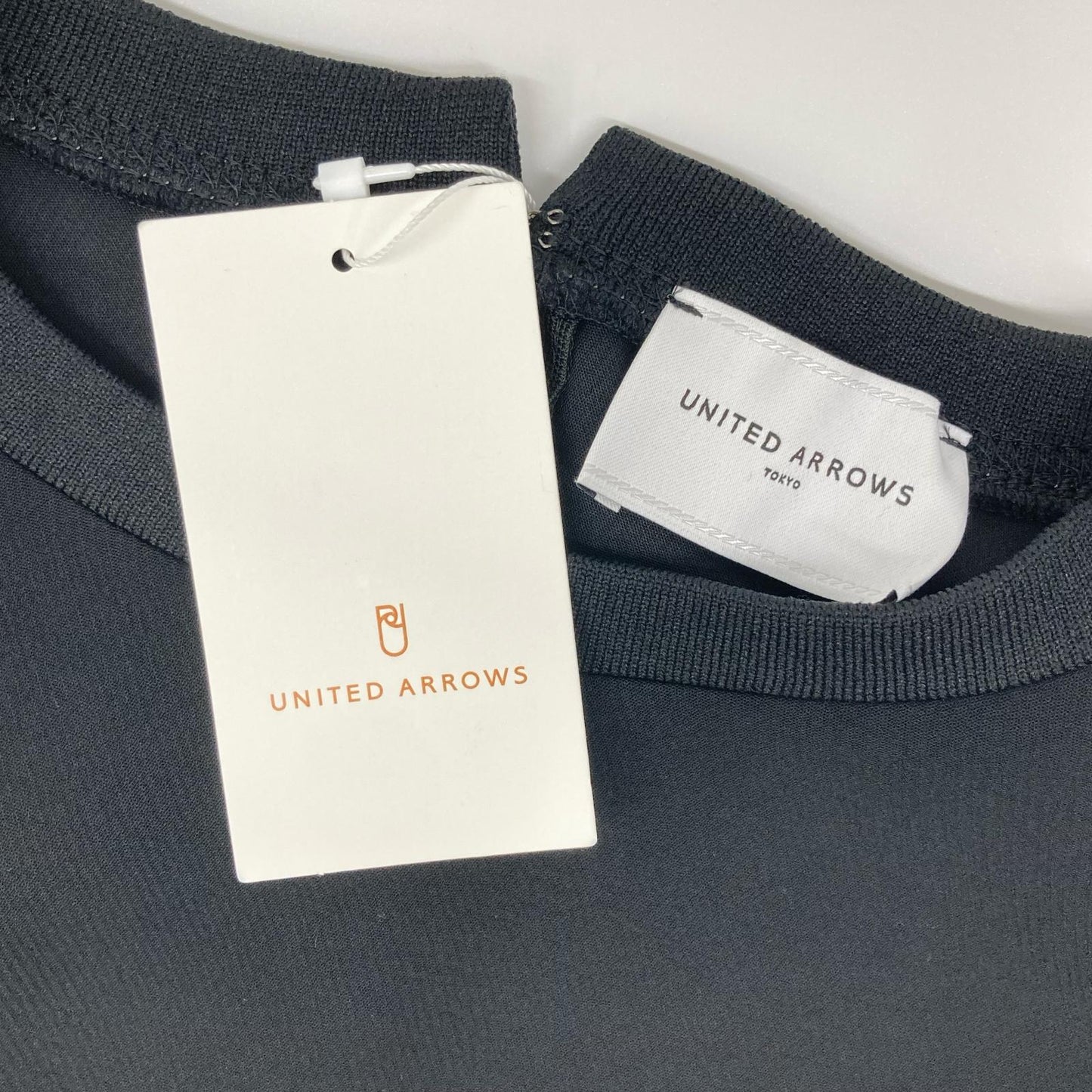 UNITED ARROWS ユナイテッドアローズ 1521-199-5148 ブラック COMFY ステッチ プルオーバー ブラウス トップス
