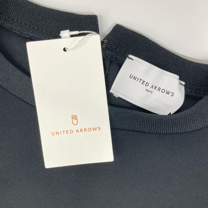 UNITED ARROWS ユナイテッドアローズ 1521-199-5148 ブラック COMFY ステッチ プルオーバー ブラウス トップス
