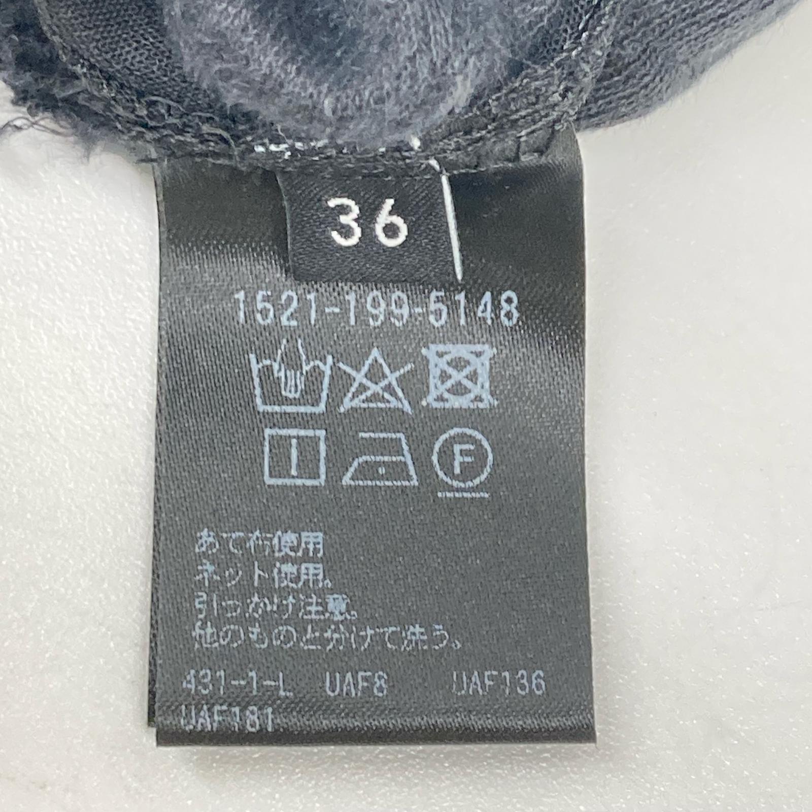 UNITED ARROWS ユナイテッドアローズ 1521-199-5148 ブラック COMFY ステッチ プルオーバー ブラウス トップス