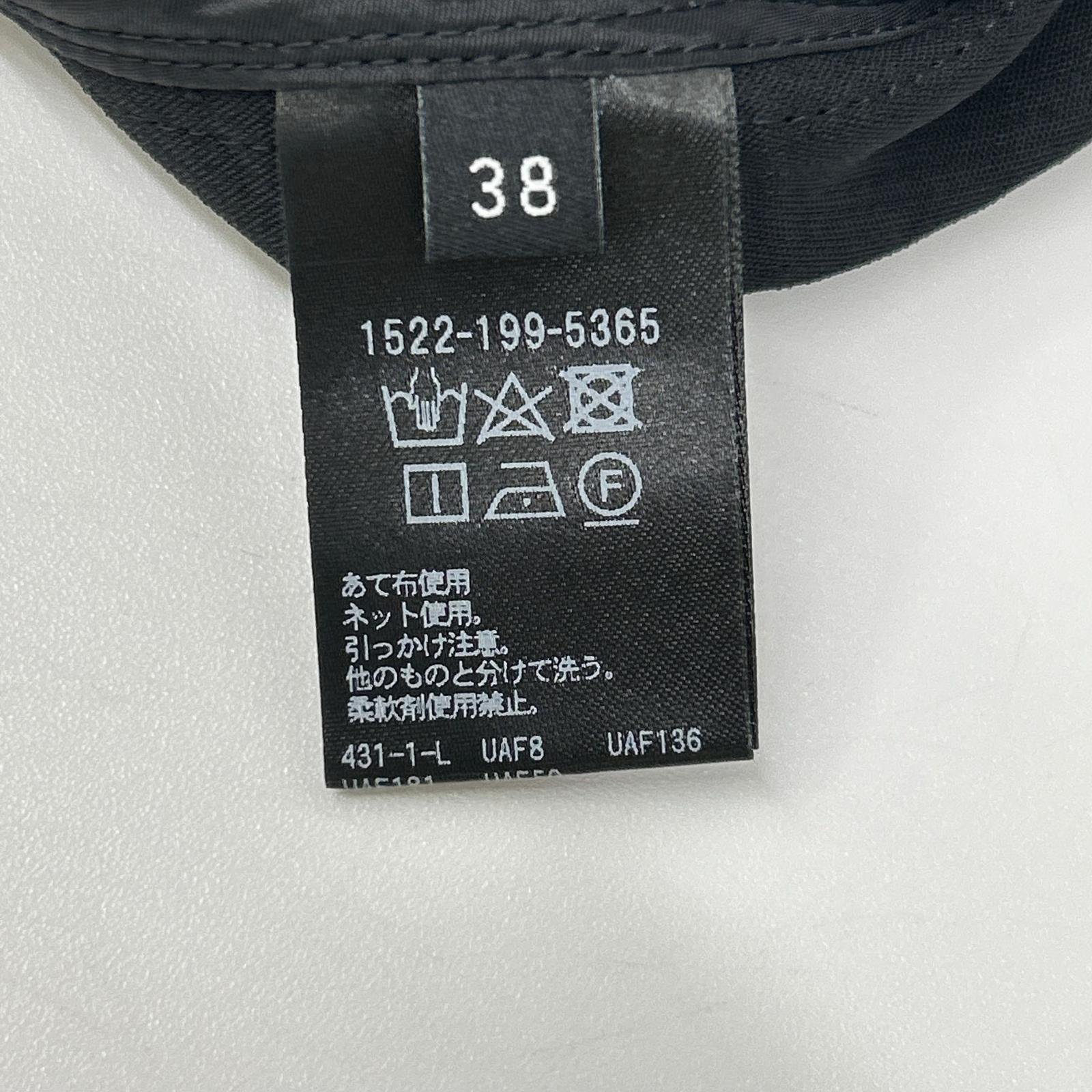 UNITED ARROWS ユナイテッドアローズ 1522-199-5365 ブラック COMFY ギャザー ノーカラー ジップアプブルゾン トップス