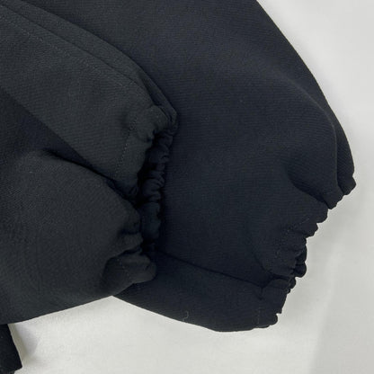 UNITED ARROWS ユナイテッドアローズ 1522-199-5365 ブラック COMFY ギャザー ノーカラー ジップアプブルゾン トップス